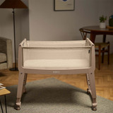 SnuzPod Studio Bedside Crib with Mattress - Milan
