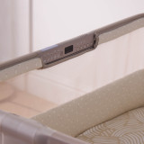 Tutti Bambini Cozee Sense Bedside Crib - Soft Walnut / Cocoa