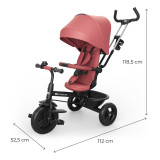 Kinderkraft Aston 2 Plus Tricycle - Pink