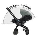 Doona X Infant Car Seat Stroller - Slate Green