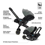 Doona X Infant Car Seat Stroller - Slate Green