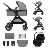 Kinderkraft Esme Pro 3-in-1 Travel System - Moonlight Grey