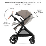 Kinderkraft Esme Pro 3-in-1 Travel System - Sand Beige