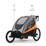 Kinderkraft Nava 3-in-1 Stroller - Sunny Orange