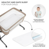Kinderkraft Nestee Up 2 Bedside Crib - Beige