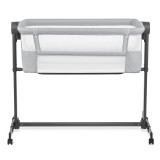 Kinderkraft Neste Up 2 Bedside Crib - Full Light Grey