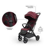 Kinderkraft Nubi 3 Stroller - Dark Ruby