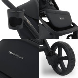 Kinderkraft Nubi 3 Stroller - Midnight Black