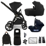 My Babiie MB450 LUXE 3-in-1 Travel System - Black