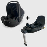 My Babiie MB450 LUXE 3-in-1 Travel System + Base - Black