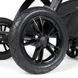 Ickle Bubba Stomp Luxe Cabriofix i-Size Travel System - Black/Charcoal Grey/Black