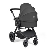 Ickle Bubba Stomp Luxe Cabriofix i-Size Travel System - Black/Charcoal Grey/Black