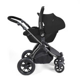 Ickle Bubba Stomp Luxe Cabriofix i-Size Travel System - Black/Charcoal Grey/Black