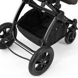 Ickle Bubba Stomp Luxe Cabriofix i-Size Travel System - Black/Charcoal Grey/Black