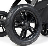 Ickle Bubba Stomp Luxe Cabriofix i-Size Travel System - Black/Charcoal Grey/Tan