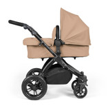 Ickle Bubba Stomp Luxe Cabriofix i-Size Travel System - Black/Desert/Black