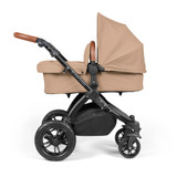 Ickle Bubba Stomp Luxe Cabriofix i-Size Travel System - Black/Desert/Tan
