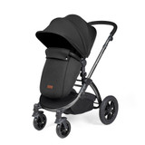 Ickle Bubba Stomp Luxe Cabriofix i-Size Travel System - Black/Midnight/Black