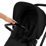 Ickle Bubba Stomp Luxe Cabriofix i-Size Travel System - Black/Midnight/Black