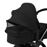 Ickle Bubba Stomp Luxe Cabriofix i-Size Travel System - Black/Midnight/Black
