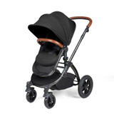 Ickle Bubba Stomp Luxe Cabriofix i-Size Travel System - Black/Midnight/Tan