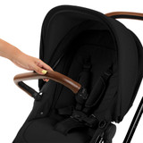 Ickle Bubba Stomp Luxe Cabriofix i-Size Travel System - Black/Midnight/Tan