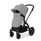 Ickle Bubba Stomp Luxe Cabriofix i-Size Travel System - Black/Pearl Grey/Black