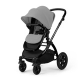 Ickle Bubba Stomp Luxe Cabriofix i-Size Travel System - Black/Pearl Grey/Black