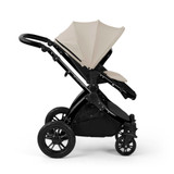 Ickle Bubba Stomp Luxe Cabriofix i-Size Travel System - Black/Stone/Black
