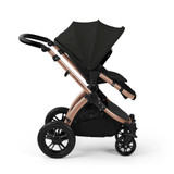 Ickle Bubba Stomp Luxe Cabriofix i-Size Travel System - Bronze/Midnight/Black