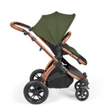 Ickle Bubba Stomp Luxe Cabriofix i-Size Travel System - Bronze/Woodland/Tan