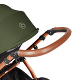 Ickle Bubba Stomp Luxe Cabriofix i-Size Travel System - Bronze/Woodland/Tan