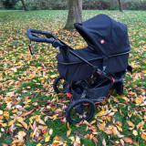 Out N About Nipper Switch 2 in 1 Carrycot & Parent-Facing Seat - Black
