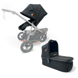 Out N About Nipper V6 Plus Switch Newborn Bundle - Rocksalt Grey
