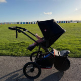 Out N About Nipper V6 Plus Switch Newborn Bundle - Rocksalt Grey