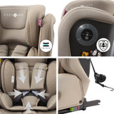 Cozy N Safe Hudson i-Size 76-150cm Car Seat - Ecru