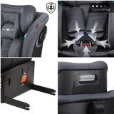 Cozy N Safe Vesta i-Size 360 Car Seat - Slate