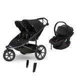 Thule Urban Glide 3 Double Maple Bundle - Black