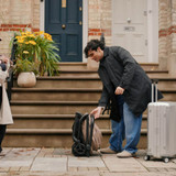 Silver Cross Nia Stroller with Carrycot (lifestyle)