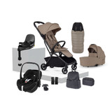 Silver Cross Nia Pebble 360 Pro2 Travel System with Accessories - Champagne