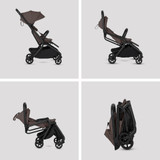 Silver Cross Nia Pebble 360 Pro2 Travel System with Accessories - Chocolate
