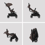 Silver Cross Nia Cloud T Travel System - Chocolate