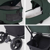 Silver Cross Nia Cloud T Travel System with Accessories - Conifer