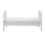 Ickle Bubba Coleby Mini Cot Bed & Premium Sprung Mattress - White