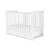 Ickle Bubba Snowdon 4 in 1 Mini Cot Bed and Premium Sprung Mattress - White
