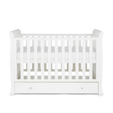Ickle Bubba Snowdon 4 in 1 Mini Cot Bed and Premium Sprung Mattress - White