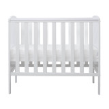 Ickle Bubba Coleby Space Saver Cot & Premium Sprung Mattress - White