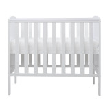 Ickle Bubba Coleby Space Saver Cot & Premium Sprung Mattress - White