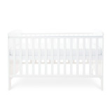 Ickle Bubba Coleby Cot Bed & Premium Sprung Mattress - White