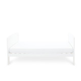 Ickle Bubba Coleby Cot Bed & All Seasons Premium Pocket Sprung Mattress - White